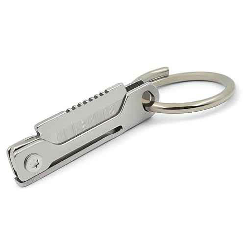 Box Cutter Keychain - Tiny Package Opener Tool - Made of Stainless Steel