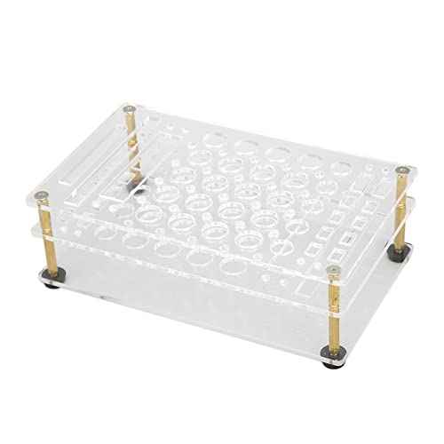 Heayzoki Screwdriver Storage Rack, Acrylic Tool Stand, Transparent, Portable & Lightweight, Ideal for Hardware Tools & Repair Items