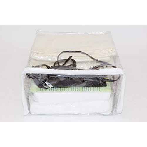 10-Pack Clear Vinyl Storage Bags 9 x 11 x 5 Inch with Zipper and 7.5" Display Pocket
