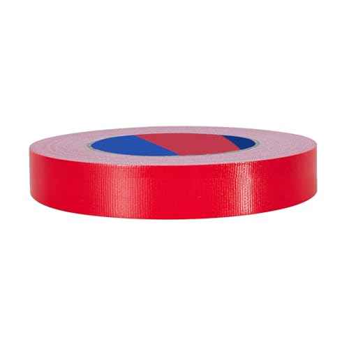 Duct Tape 1 Inch x 55 Yards Heavy Duty, No Residue, Tear by Hand & Waterproof Red Duct Tape,Great for Packaging, Home Use, DIY, Projects and Repairs