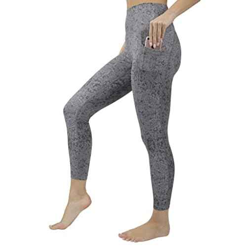 Yogalicious High Waist Ultra Soft 7/8 Ankle Length Leggings with Pockets for Women