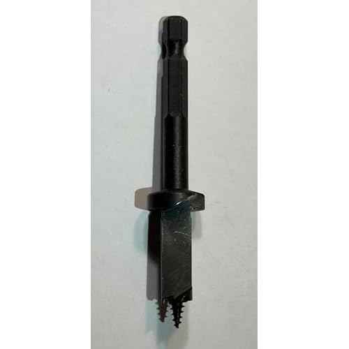 Mushroom Drill Bit - Works with All Standard Sized Plug Spawn - Quick Attachment for Drills - Speeds up The Log Making Process - Quickly Makes a 1" deep Hole Perfect for Plug Spawn