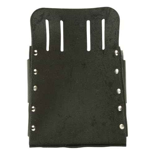 Klein Tools 5126 Leather Tool Pouch with Knife Snap, 5-Pocket