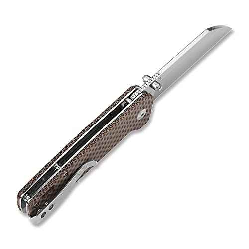 QSP Penguin Folding Knife ? Rugged D2 Blade ? Premium Micarta Handle ? Smooth One-Hand Open ? Deep Carry Clip ? Left/Right-Handed Friendly ? Perfect for EDC and Outdoor Adventures