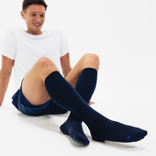 OS1st Wellness Compression Socks for circulation, swelling, deep vein thrombosis and calf cramps | 15-20mmHg