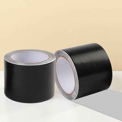 RV Awning Repair Tape for Tarp Outdoor Repair Tape for Canvas, Boat Covers, Tent, Sail, Waterproof, UVproof, Black