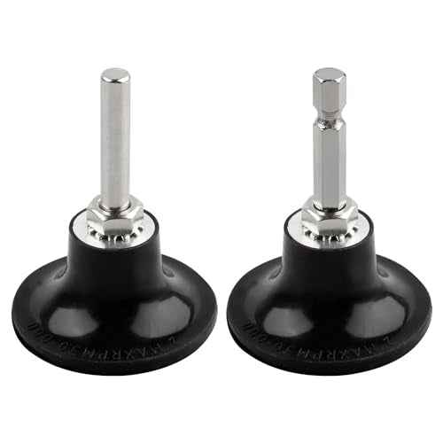 2 Pack Quick Change Disc Pad Holder, Roloc Disc Pad Holder, 2 Inch Sanding Discs Holder Roll Lock Disc Pad Quick Change Disc Adapter with 1/4" Shank for Die Grinder Power Drill Driver