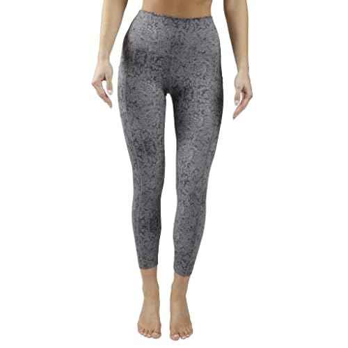 Yogalicious High Waist Ultra Soft 7/8 Ankle Length Leggings with Pockets for Women