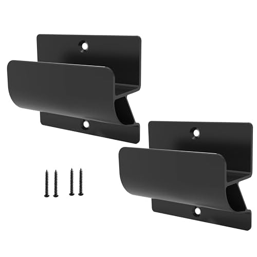 Ladder Hooks for Garage Organization,Ladder Hangers for Garage Storage Wall Mount Ladder Rack and Wheelbarrow Hanger,Heavy Duty Garage Hooks Wall Ladder Storage Hangers (5 inch 2PCS)