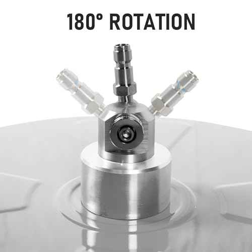 14" Pressure Washer Surface Cleaner with 4 Wheels, Stainless Steel Power Washer Surface Cleaner for Driveways Sidewalks Patios, 1/4" Quick Connector, 2 Extension Wand, 4000 PSI