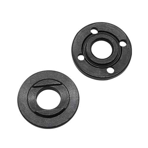 Pro-Parts 5/8"-11 Grinder Backing Flange and Lock Nut Set Angle Wrench Spanner Metal for Bosch Dewalt Black replaces 224399-1 193465-4 224568-4