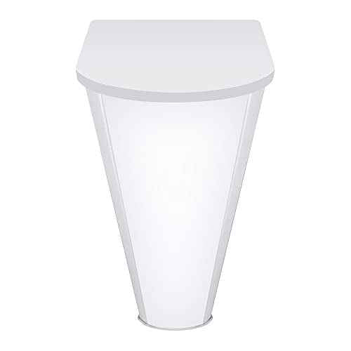 Metalux 4 ft. 3800 Lumens Integrated LED Dimmable White Wraparound Light, 4000K