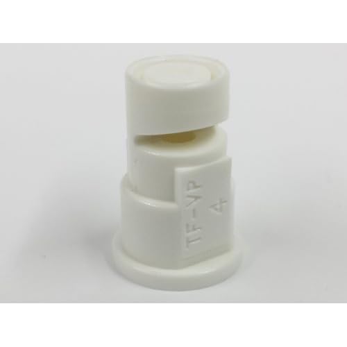 Polymer, Turbo FloodJet Wide Angle Flat Spray Tip - White