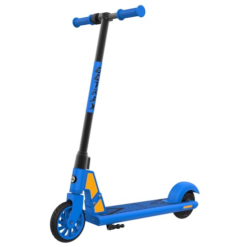 Gotrax GKS Series Electric Scooter for Kids Ages 6-12, Max 3.75/4 Miles & 7.5 Mph by 150W Motor, 6'' Wheel, Thumb Throttle Easy to Ride & Assemble, All-Metal Body Supports 121 lbs for Girls and Boys