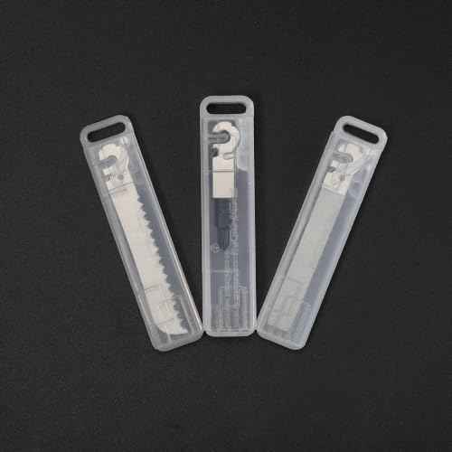 Roxon FT01 Build Your Own Multitool Accessory for Flex Multitool (3 pcs A set included Tapered Saw & Diamond File (Coarse + Fine) and 1/4" Bit Adapter) Replaceable Tools