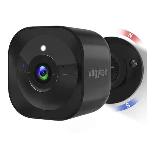 Security Cameras Wireless Outdoor, WiFi 2K Battery Powered Security Camera, AI Motion Detection, Color Night Vision, 2-Way Talk, Waterproof, Compatible with Alexa (Black)