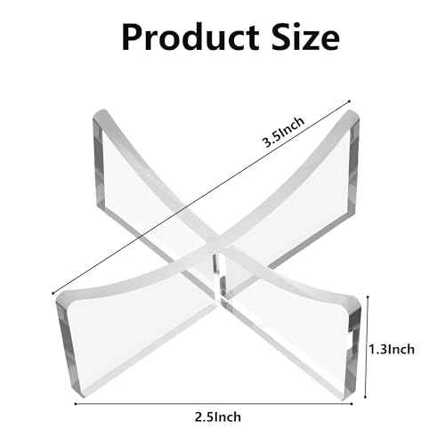 Basketball Stand, 3-Pack Acrylic Ball Stand for Display, Clear Storage Holder for Football Basketball Soccer Volleyball Rugby