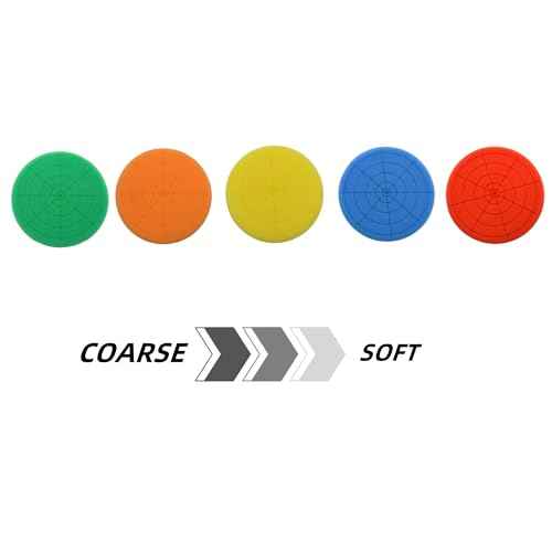 5Pcs 3Inch Buffing Sponge Pads Kit for Buffer Polisher, Cutting, & Car Polish Pads Premium Hook & Loop Buffing Polishing Pads Kit, 3inch Cutting Pads for Car Buffer Polisher Polishing