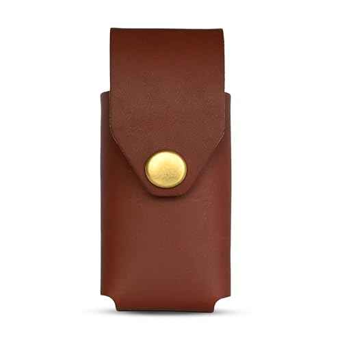 Leather Multitool Sheath for Gerber Suspension & Gerber Suspension NXT (Brown) - Full Grain Leather Belt Tool Holder - Multi Tool Holster w/Solid Brass Rivets - Belt Accessories for Men