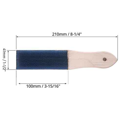 File Card and Brush, 8''File Cleaner Carded, 1 Pack File Card1