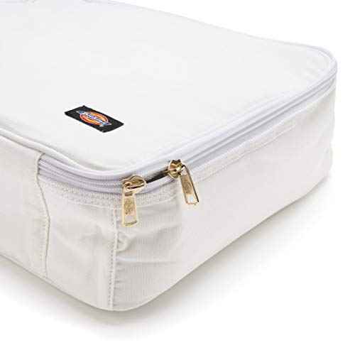 Dickies 14-Inch Painter's Work Bag, Stores Paint Trays, Rollers, and Brushes, Puncture-Resistant Liner, Durable White Canvas