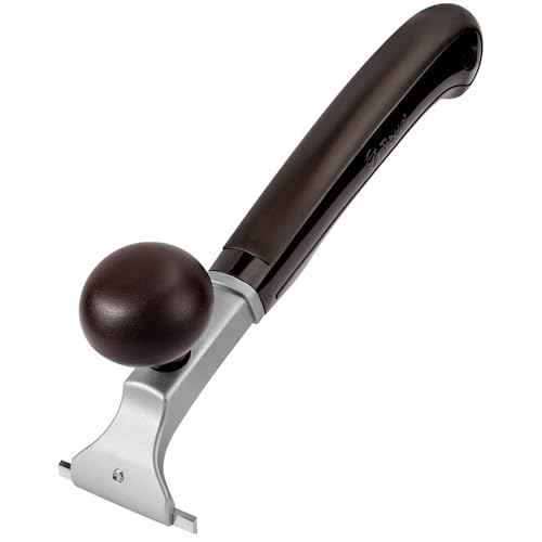 Premium Ergonomic Carbide Scraper, Carbide Scraper Tool for Wood, Removing Scratch, Varnish, Glass, Paint,Glue, Putty, Resin, Dry Glaze, Stains, Multi-Purpose Scraper, Decal Sticker Remover, Brown