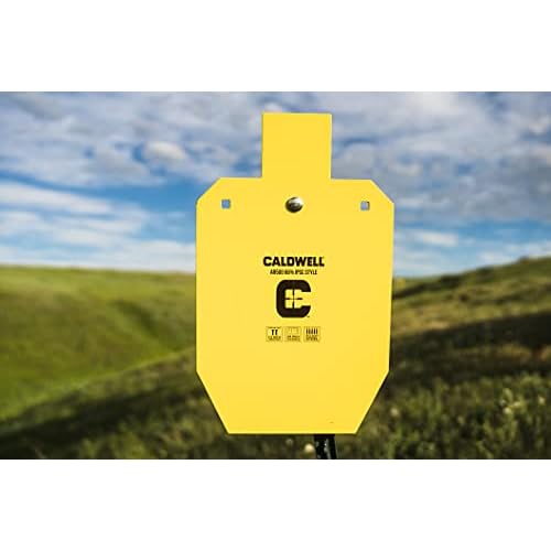 Caldwell AR500 Steel Targets, Rifle Rated, 3/8" Steel, for Range, Practice Shooting, and Outdoors