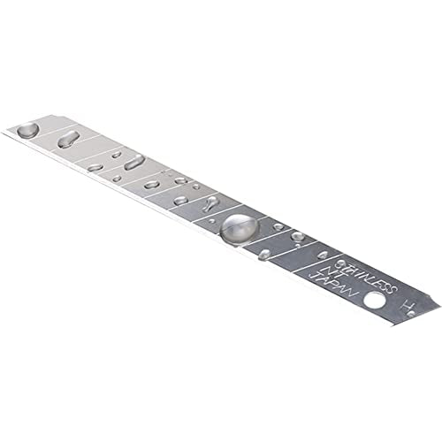 NT Cutter 9mm Stainless Steel Snap-Off Blades, 5-Blade/Pack, 1 Pack (BA5SS)