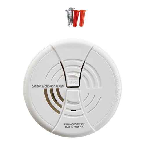 FIRST ALERT Carbon Monoxide Alarm | BRK CO250 Battery Operated Carbon Monoxide Detector With 9-Volt Battery & Two Silence Features