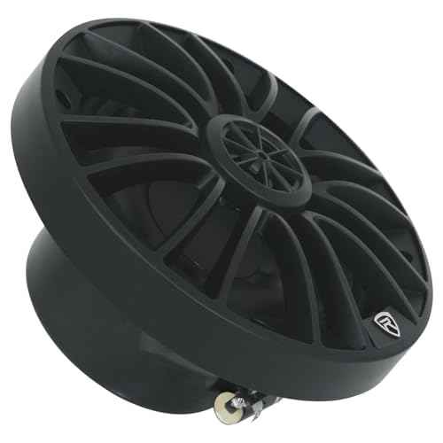 Rockville Pair RM-PREMIUM-65 Black 6.5" Marine Boat Speakers, 600W Peak/150W RMS, 4-Ohm, Crisp Audio, Waterproof Design, High-Power Handling for Boats and Outdoor Vehicles