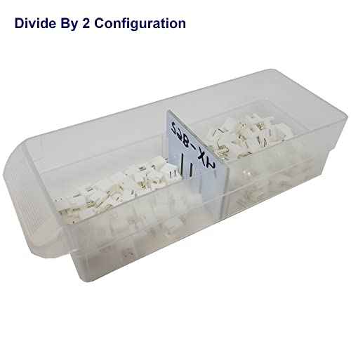 (64-Pack) Small Drawer Configurable Width Dividers compatible with Akro-Mils Plastic Storage Craft Cabinets, (Dividers Only)