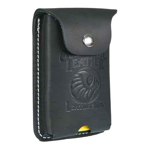 Occidental Leather Construction Calculator Case - Black - Fits Up to 3¡± Belt - Made in USA