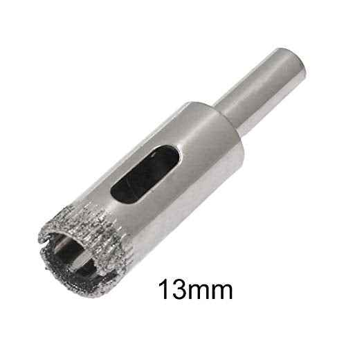 5pcs 1/2-Inch / 13mm Diamond Drill Bits, Small Diamond Hole Saw Hollow Core Drill Bits for Glass Ceramic Porcelain Tiles Marble Granite Quartz