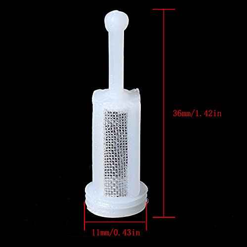RLECS 30pcs Universal Spray Gun Filters Disposable HVLP Gravity Feed Paint Strainers Fine Mesh, White