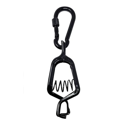 Multipurpose Webbing Industrial Glove Clamp Last glove strap, clip, holder you will ever need., Standard, Black