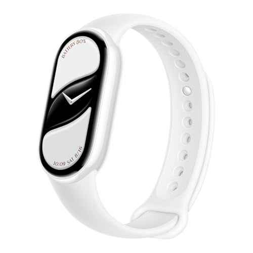 Xiaomi Mi Smart Band 10(2025) - Ceramic Edition - 1.72" AMOLED Display | 21 Days Battery Life | Touchscreen, Multi-Sport Tracker, Activity Tracker, Heart Rate Monitor | BT5.4 - Pearl White