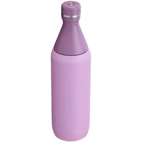 Stanley All Day Slim Bottle 20 oz | Twist On Lid with Leakproof Seal | Slim Design for Travel & Gym | Insulated Stainless Steel | BPA-Free | Lilac