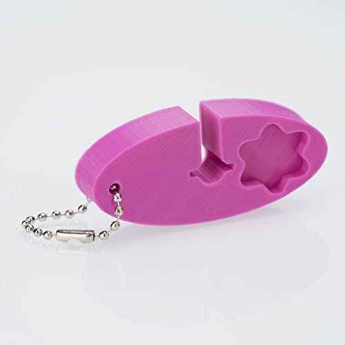 Purple Hand Wrench Keychain,Remove Tool For G-Tube Type Adapter