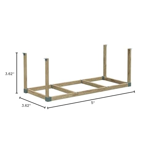 HyLoft HEAVYWEIGHT 48" W x 96" D Do-it-Yourself Plastic Ceiling Storage Kit, Gray