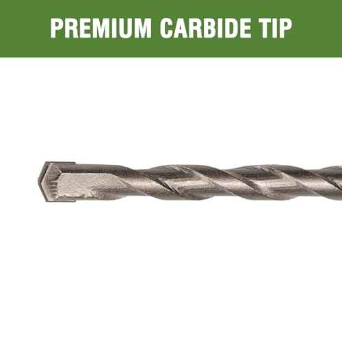 3/16" x 8" Masonry Drill Bits 3/16 in. SDS Plus Hammer Concrete Drill Bits for Block, Brick, Stone, 12 Pack