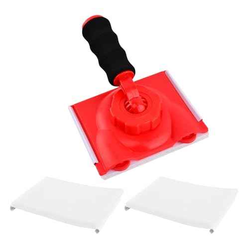 Paint Edger Trimmer with 2 Replacement Pads, Edge Painting Tool for Walls, Ceilings, Corners & Trims Applicator, Edge Trimmer Tool