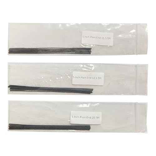 FOXBC Skip Tooth Scroll Saw Blade Plain End Assortment, 36 Pack, Replacement for Olson Saw FR49400