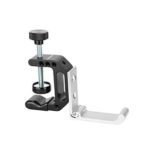 CAMVATE Foldable Wall Hanging Hook for Tool Storage + C Clamp with 1/4" & 3/8" Mounting Points - 3089