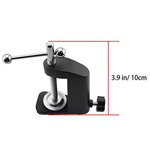 Black C-Clamp Cantilever Bracket Clamp Holder Desk Lamp Clip Fittings Base Hose DIY Swing Arm Lighting Accessory Metal Clamp