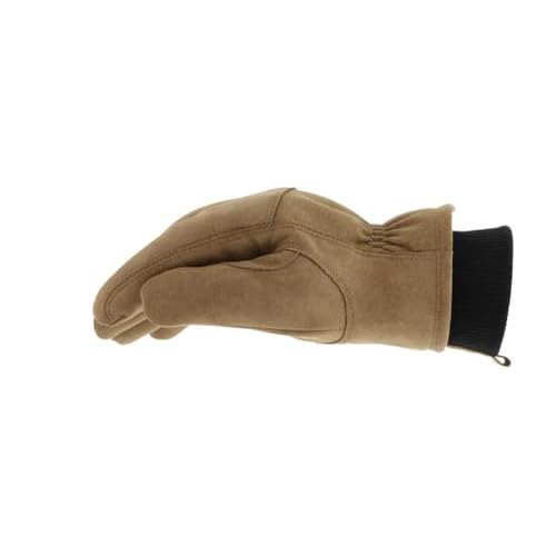 Mechanix Wear ColdWork Insulated Driver - Insulated Leather Gloves for Winter Work - Water-Resistant - Secure Fit - Touchscreen-Capable - Durable - Medium - Brown