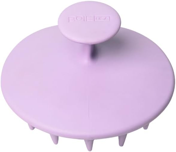 Boie USA Scalp Scrubber - Exfoliating Shampoo Brush, Soft Bristles for Dandruff and Buildup Removal - Gentle Scalp Massager Promotes Circulation - BPA- & Latex-Free, Made in The USA & Easy to Clean