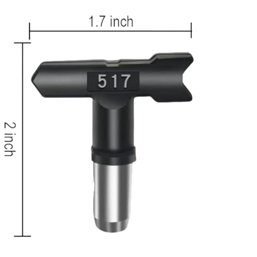 517 Airless Spray Tip 7/8" Guard Combo, Black for Airless Paint Spray Guns