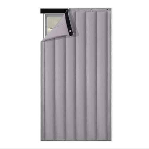 Insulated Door Curtain,Soundproof Door Cover,Thermal Blanket for Winter,Noise Reduction Waterproof Warm.for Living Room Patio, Oxford Fabric (W35.43*H82.68 in/90 * 210cm)