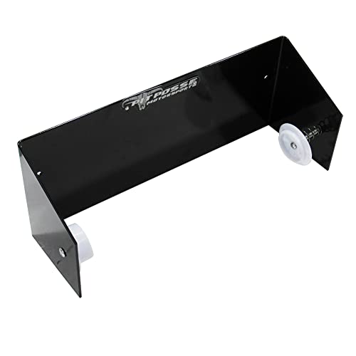 Pit Posse 573BK Paper Towel Holder Dispenser Aluminum Enclosed Trailer Shop Garage Storage Organizer-Made in USA- 5 Year Warranty-Powder Coated Black-5th Wheel, Toy Hauler, Snowmobile