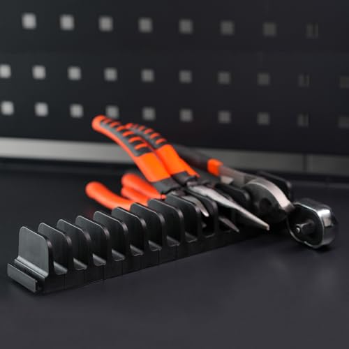 24 pcs Magnetic Plier Organizer Set for Toolbox & drawer Storage|Modular Plier holders for Mechanics, Technicians, Space-Saving & Quick-Access,Gift for father and boyfriend(Black)